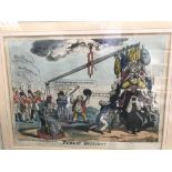 After Robert Cruickshank, Public Opinion!, coloured satirical cartoon published 1820 by T. Benlow,