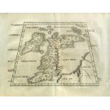Ptolemy. Map of Great Britain and part of Europe, Latin text to verso 'Europae Tabula Prima continet