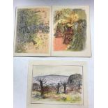 Anthony Gross (1905-1984). Seven colour lithographs (of twelve) from the Forsyte Saga series, pub.