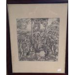 Cristofano Robetta (Italian, 1462-after 1522), Adoration of the Magi, engraving, later impression on