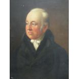 English School (19th century) Portrait of William Moore Esq of Crimeshill, Middleton, Cumbria, oil