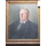 English School (Early 20th Century), Portrait of a Gentleman, indistinctly signed, oil on canvas, 70