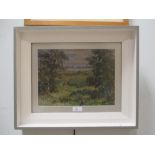 Anthony Day, June Landscape, oil on board, signed 21 x 28cm