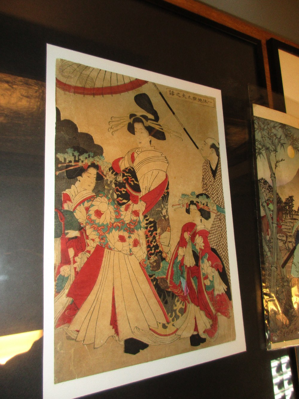 Tsukioka Yoshitoshi (1839-92), two framed and another print, the mounted and one framed print from - Image 2 of 4