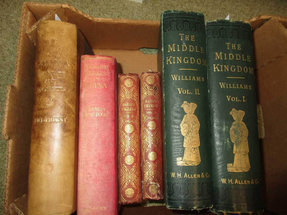 Six volumes on China by Williams, Davis, Medhurst and Lane-Poole, the two volumes 'The Middle