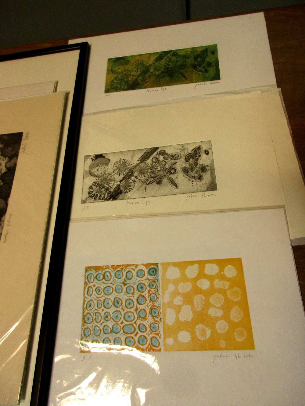 Yukako Shibata (born 1972), five mounted prints together with another by Katakuto, the former all - Image 5 of 5