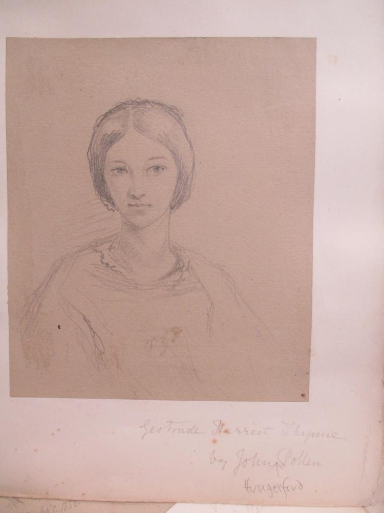 Harriet Sneyd (British, 1796-1867) A sketchbook of portraits of the Thynne children of Longleat, - Bild 10 aus 17