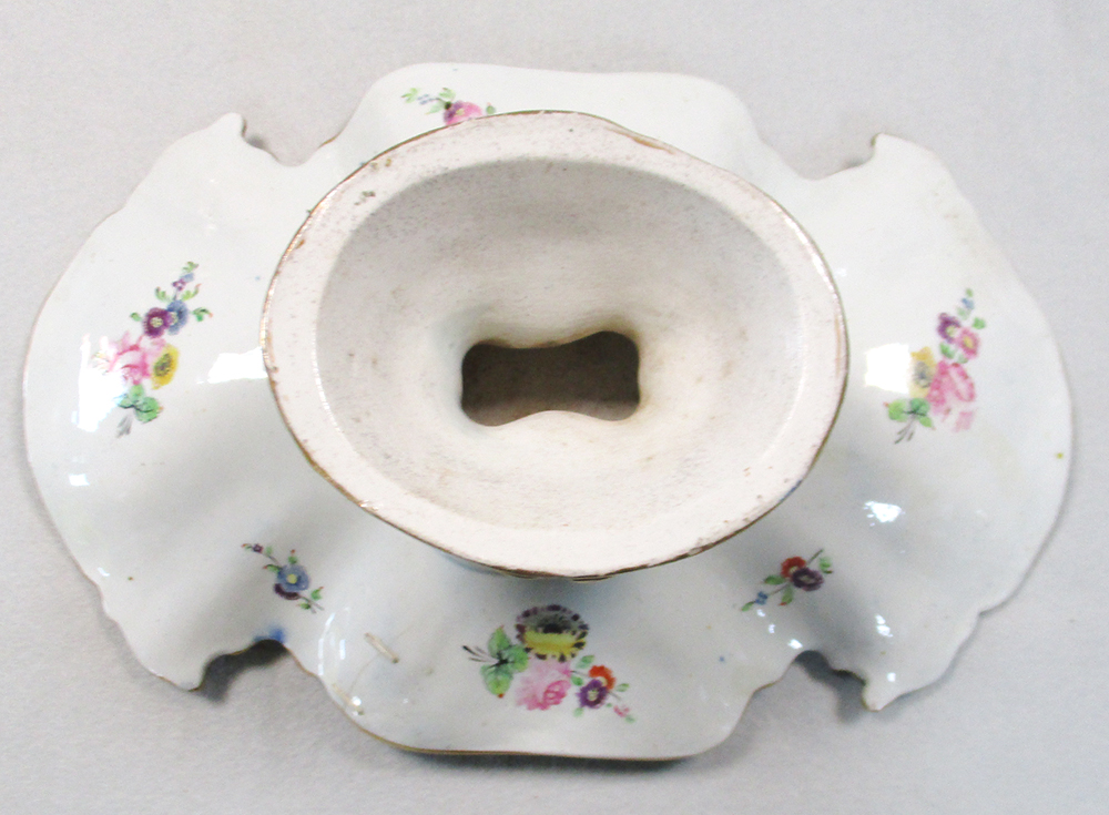 A 19th century Mason's ironstone dessert service, the moulded bodies painted to the centres with - Image 13 of 17