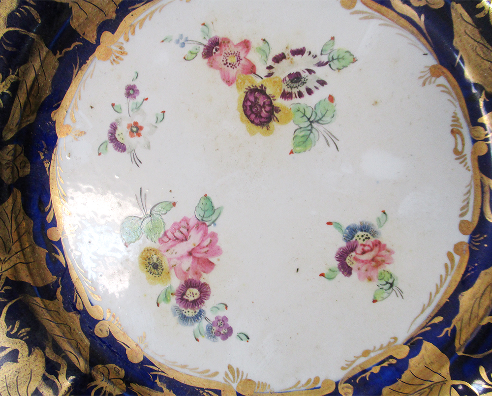 A 19th century Mason's ironstone dessert service, the moulded bodies painted to the centres with - Image 3 of 17