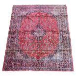A Red ground Isfahan pattern carpet - 20th century, 477 x 349cm (186 x 136in) A relativelty modern