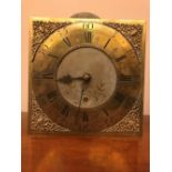Thomas Kefford, Royston, an 18th century thirty hour longcase clock, the 12inch square brass dial