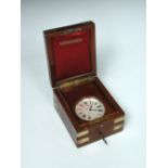 A Longines deck watch, 20th century, 54mm dial marked 'Anton Hawelk, Wien', Roman numerals, up/