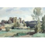 § Leonard Russell Squirrell, RWS, RI (British, 1893-1979) View of Ludlow Castle, Shropshire signed