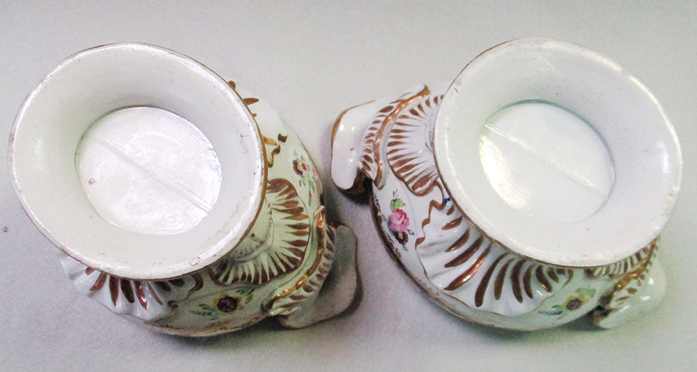 A 19th century Mason's ironstone dessert service, the moulded bodies painted to the centres with - Image 17 of 17