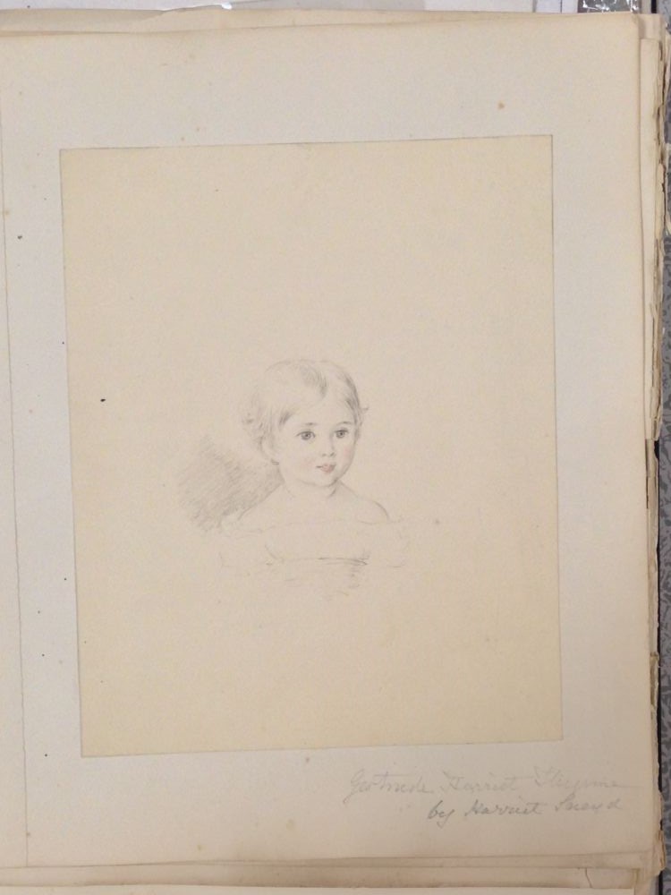 Harriet Sneyd (British, 1796-1867) A sketchbook of portraits of the Thynne children of Longleat, - Bild 3 aus 17