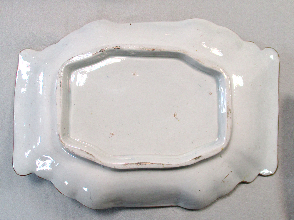 A 19th century Mason's ironstone dessert service, the moulded bodies painted to the centres with - Image 9 of 17