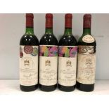 Chateau Mouton Rothschild, Pauillac 1er Cru 1975, two bottles (levels: upper and top shoulder),