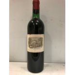 Chateau Lafite, Pauillac 1er Cru 1971, one bottle, level base of neck