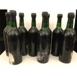 Warre's vintage port 1966, 9 bottles, some slight signs of seepage (9)