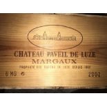 Chateau Paveil de Luxe, Margaux Cru Bourgeois 2002, 6 magnums in owc