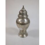 A Swedish silver sugar caster