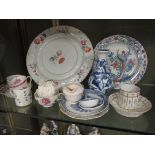 Two early 19th century Mason's ironstone wares, other ceramics with Meissen, Amstel and Paris coffee