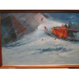 Laurence Bagley (British, 20th Century), The South West Division Lifeboat - 29 Rescued, 13