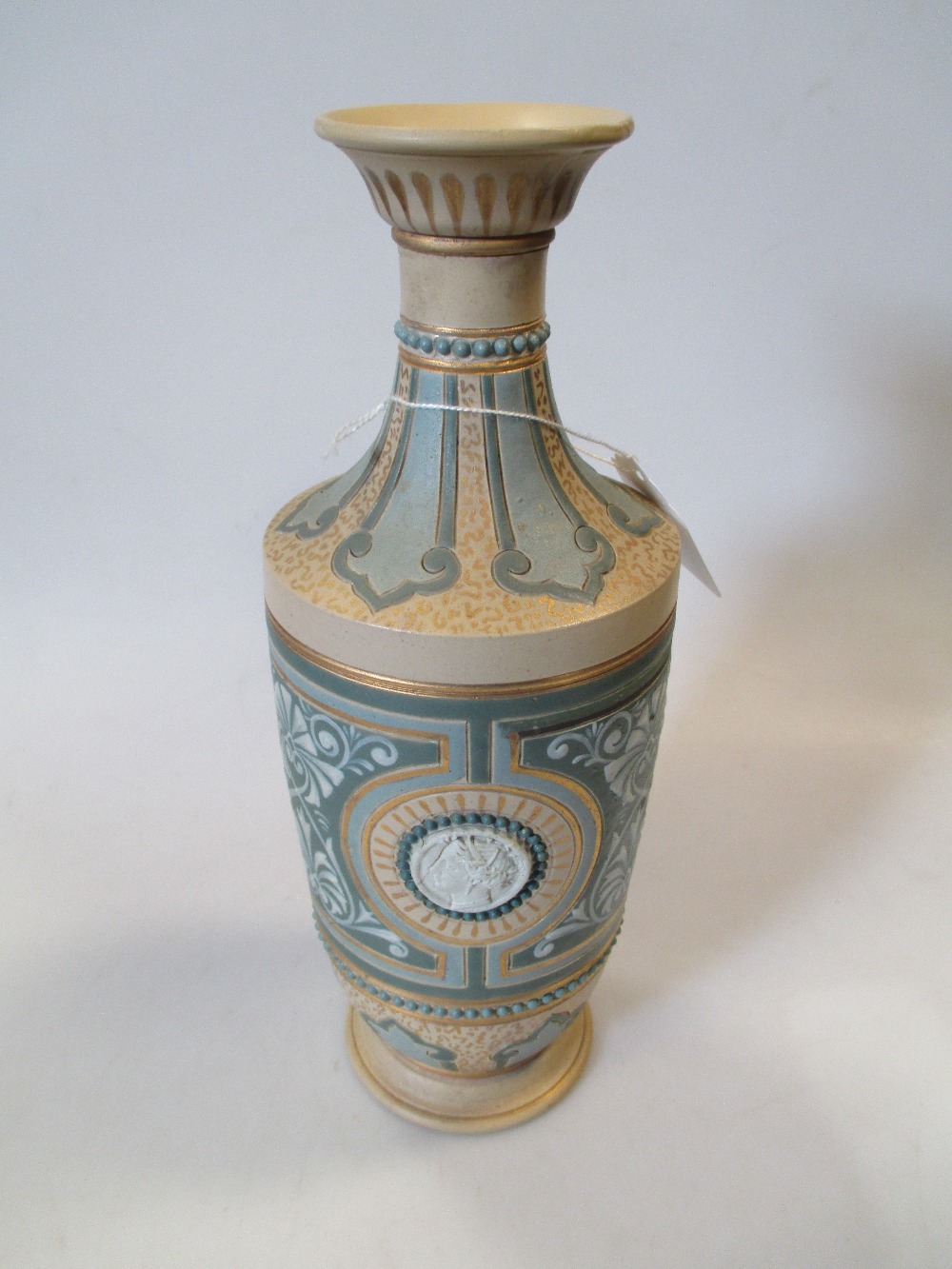 A Doulton vase by Eliza Simmance, 25.3cm high