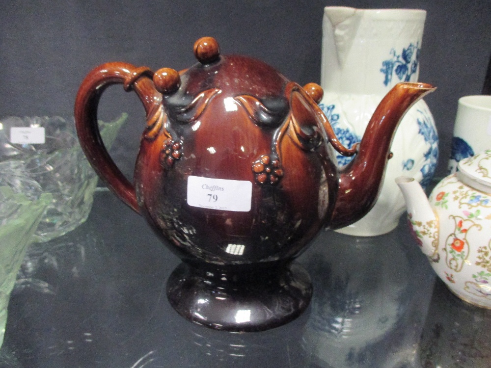 A treacle glazed 'Cadogan' tea pot