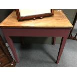 A 19th century fruitwood sidetable