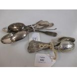 A set of twelve silver King's pattern coffee spoons, by George Lambert, London 1895, 5.94oz...
