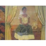 § Pietro Psaier (Italian, b.1936) Waiting in the wings - Frida Kahlo signed lower right "Pietro