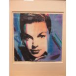 Pietro Psaier Judy Garland lithograph