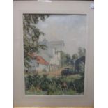 Hubert Williams, NEAC - Tednambury Mill, signed lower left "Hubert Williams", watercolour, 36 x 27cm