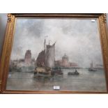 James Little (Fl. 1880-1910), Dort, Holland, watercolour, signed and indistinctly dated '86', 50 x