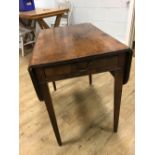 A 19th century mahogany Pembroke Table