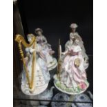 Four Royal Worcester limited edition figures from 'The Graceful Arts' collection (4)