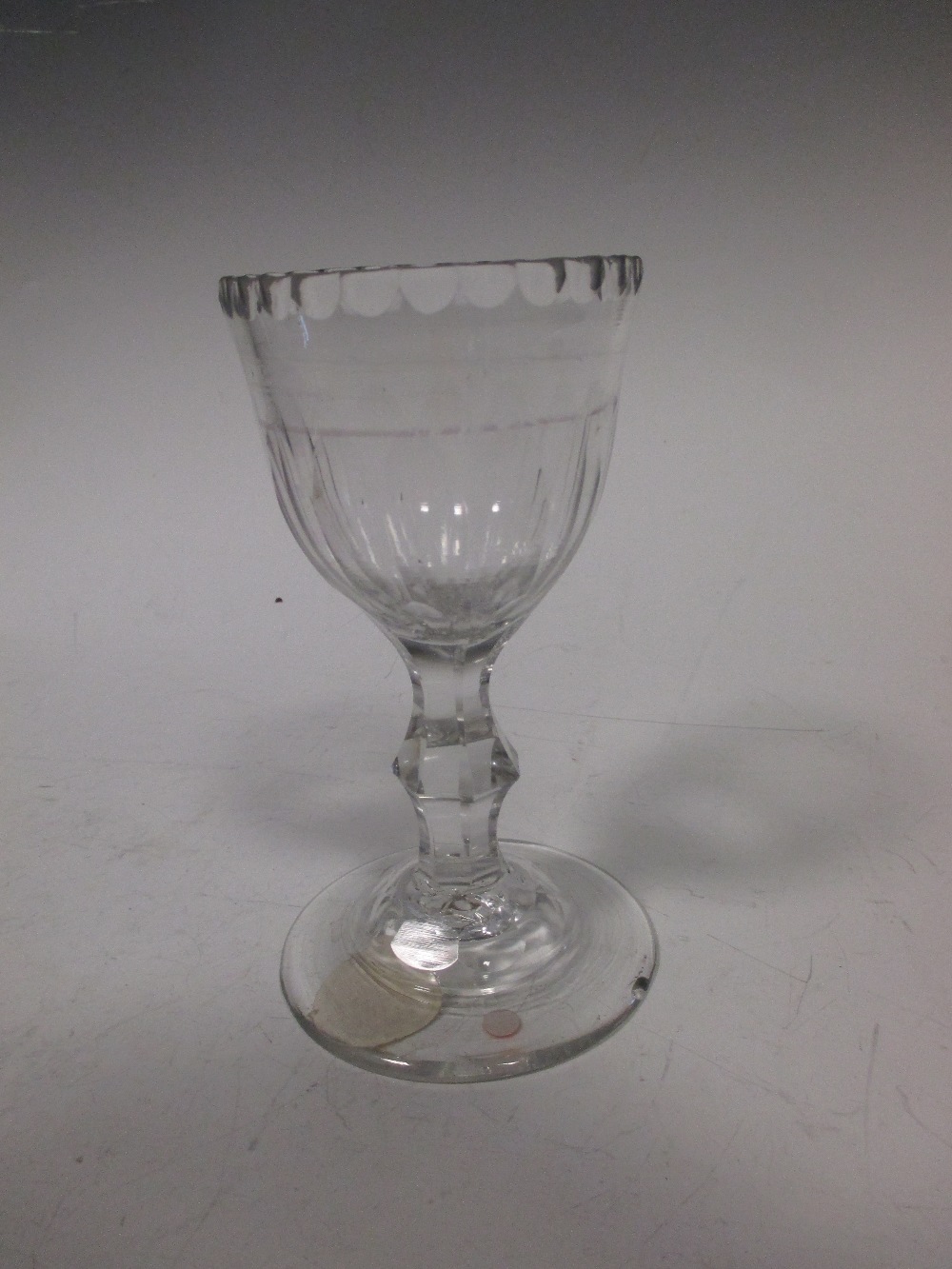 An 18th century sweetmeat glass