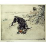 Henry Wilkinson, Spaniels retrieving game, signed lower right "Henry Wilkinson", numbered 37/75