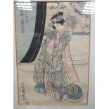 Hiroshige ??, woodcut print,
