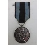 A 1944 Polish WWII Medal of Merit on the Field of Glory - 2nd class silver, the front has a cross/