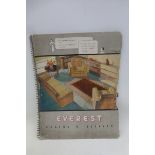 An Everest Chairs & Settees catalogue featuring various 1930s suites including "The Evesham".