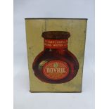 A large Bovril shop display tin.