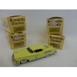 Four boxed Brooklin Models - a 1935 Dodge Pick-up W.M.T.C. 1990 Gold Key, a 1957 Ford Skyliner