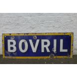 A Bovril rectangular enamel sign, 48 x 17 1/4".