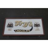 A good and rare Fry's Chocolate "300 Gold Medals" advertising mirror unusually with two Royal