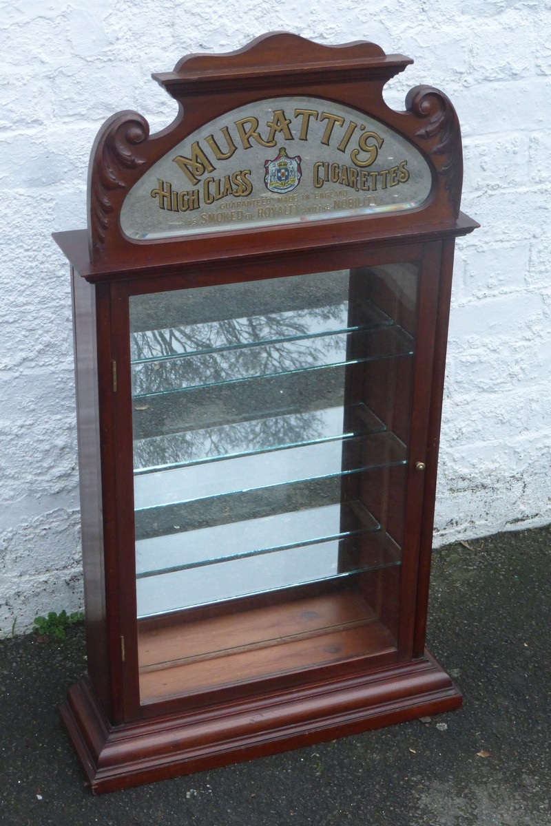 A Muratti's High Class Cigarettes wall mounted dispensing cabinet by O.C. Hawkes Ltd, with - Image 2 of 3