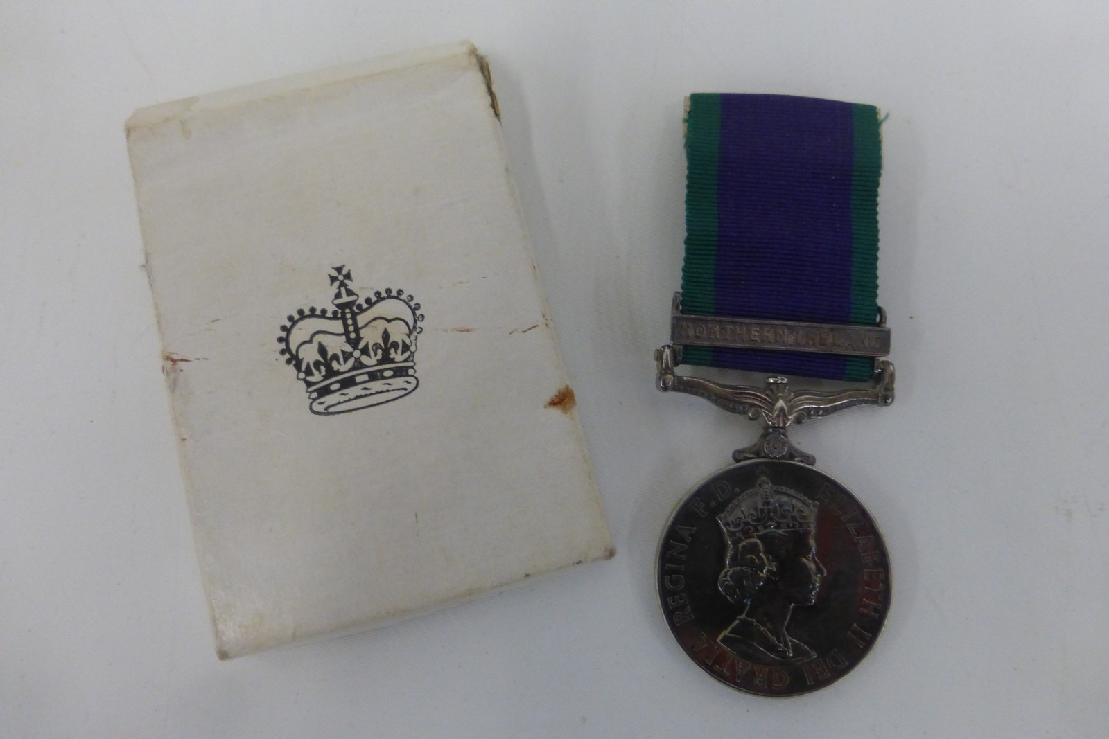 A General Service Medal with Northern Ireland clasp to MNE. J.N. Hending, P043461A R.M.