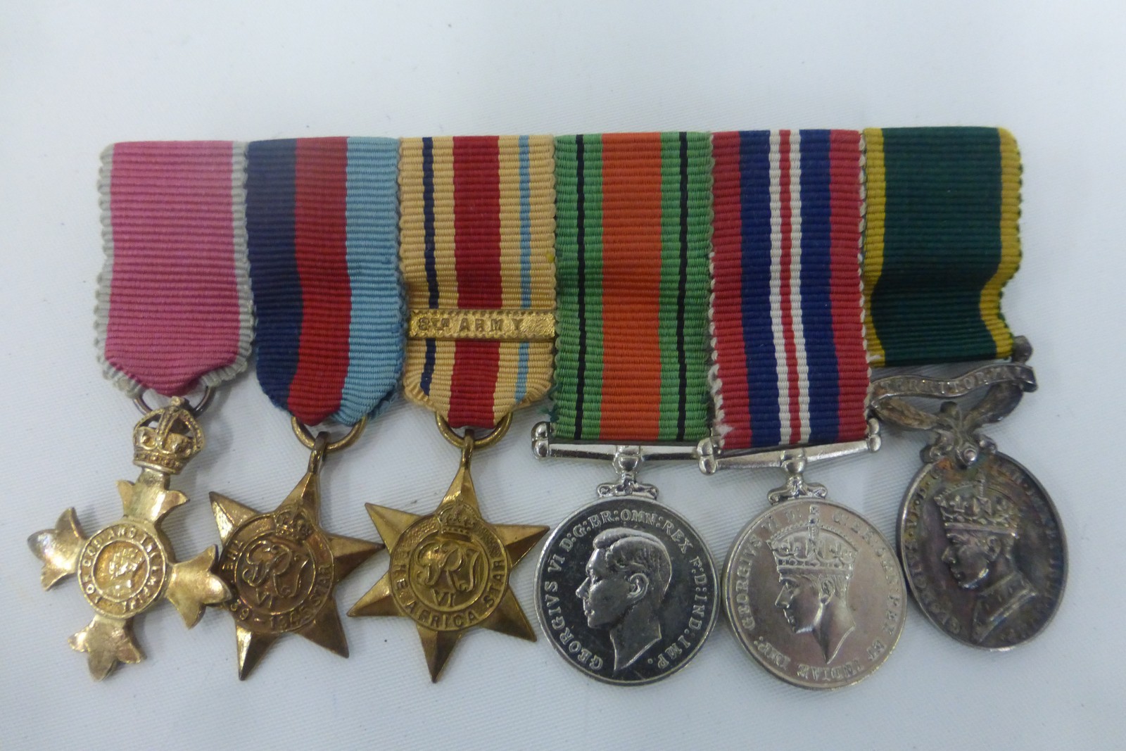 A WW2 miniature medal group including the M.B.E.