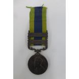 An India General Service Medal with N.W.F. 1935 and Mohmand 1933 to 499 W. Carr Shah Zaman 5-12 F.